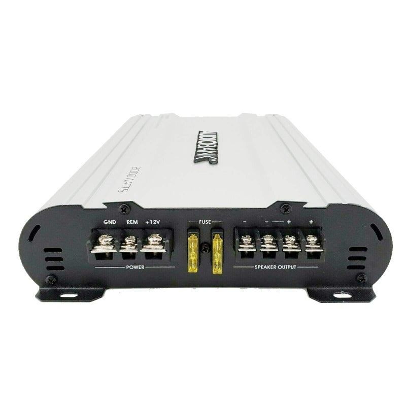 Audiobank Monoblock 2000 WATTS Amp Class AB Car Audio Stereo Amplifier P2001 Heavy-Duty Aluminum Alloy Heatsink | Class A-B Operation Remote On/Off Circuit - Image 3